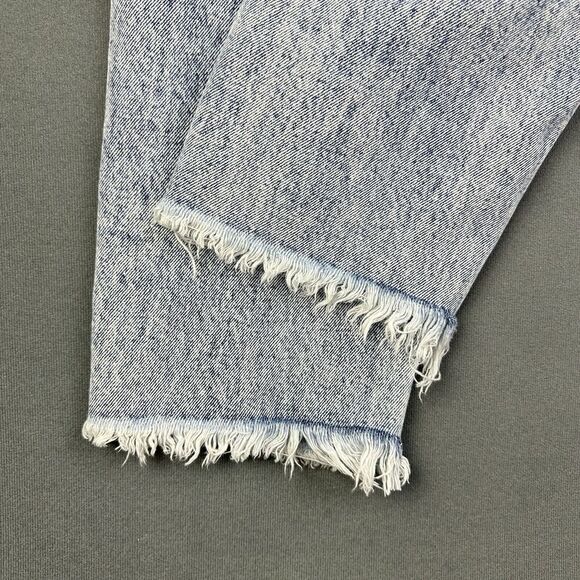 KanCan Jeans Women 30 High Rise Relaxed Tapered Acid Wash Destroyed Casual Denim - Picture 10 of 16